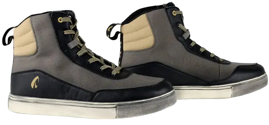 Forma Milano Flow Scarpe da moto Nero Ecru 