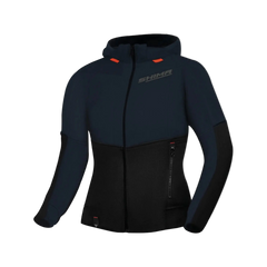 SHIMA Daybreaker donna Felpa cappuccio zip Nero Grigio 