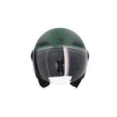 SHIRO SH-62 KYOTO Moto Jet Caschi Opaco Verde 