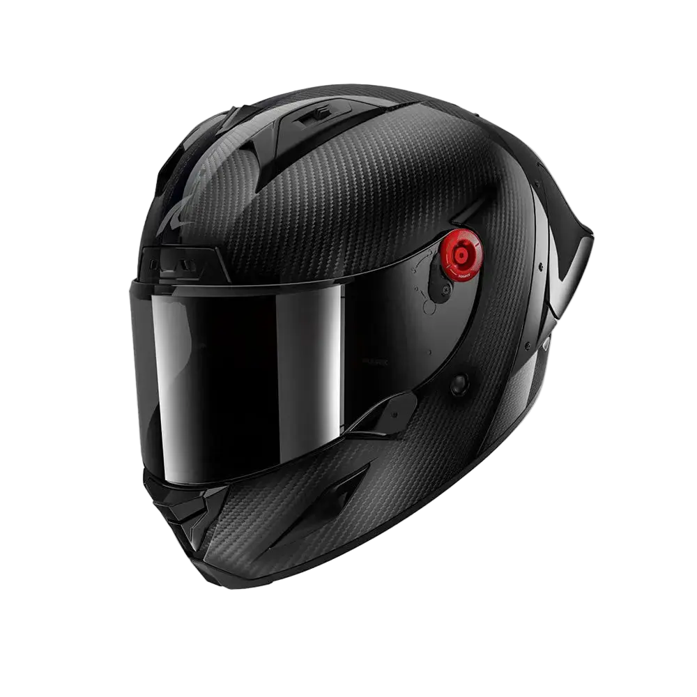 SHARK AERON-GP INTEGRALI ANTRACITE CARBONIO CASCHI NERO 