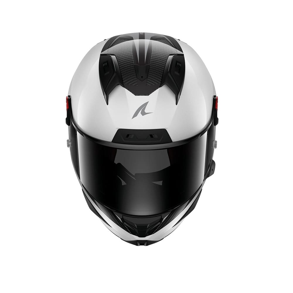 SHARK AERON-GP BLANK SP Carbon Caschi Integrali Bianco Anthracite