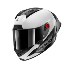 SHARK AERON-GP BLANK SP Carbon Caschi Integrali Bianco Anthracite 