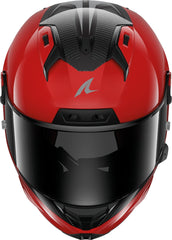 SHARK - AERON-GP BLANK SP Carbon Red Anthracite - SECURTEX MOTOR S.L (t/a MaximoMoto)
