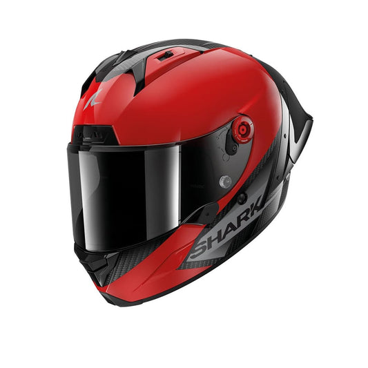 SHARK AERON-GP BLANK SP Carbonio  Integrali Caschi Antracite Rosso 