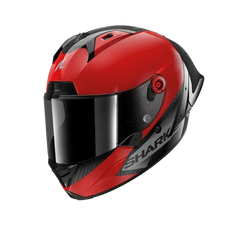 SHARK AERON-GP BLANK SP Carbonio  Integrali Caschi Antracite Rosso 