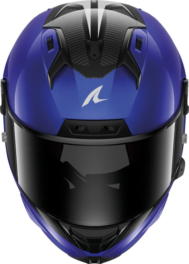 SHARK AERON GP Moto Integrali Caschi Antracite Blu