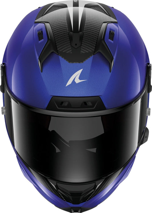 SHARK AERON GP Moto Integrali Caschi Antracite Blu
