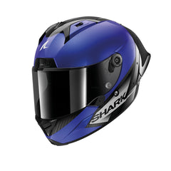 SHARK AERON GP Moto Integrali Caschi Antracite Blu