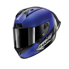SHARK AERON GP Moto Integrali Caschi Antracite Blu 