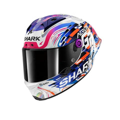 SHARK AERON-GP REPLICA ZARCO GP FRANCE Carbonio Caschi Viola Blu