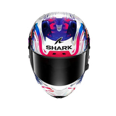 SHARK AERON-GP REPLICA ZARCO GP FRANCE Carbonio Caschi Viola Blu