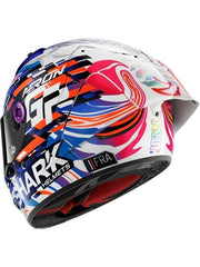 SHARK AERON-GP REPLICA ZARCO GP FRANCE Carbonio Caschi Viola Blu