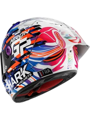 SHARK AERON-GP REPLICA ZARCO GP FRANCE Carbonio Caschi Viola Blu 