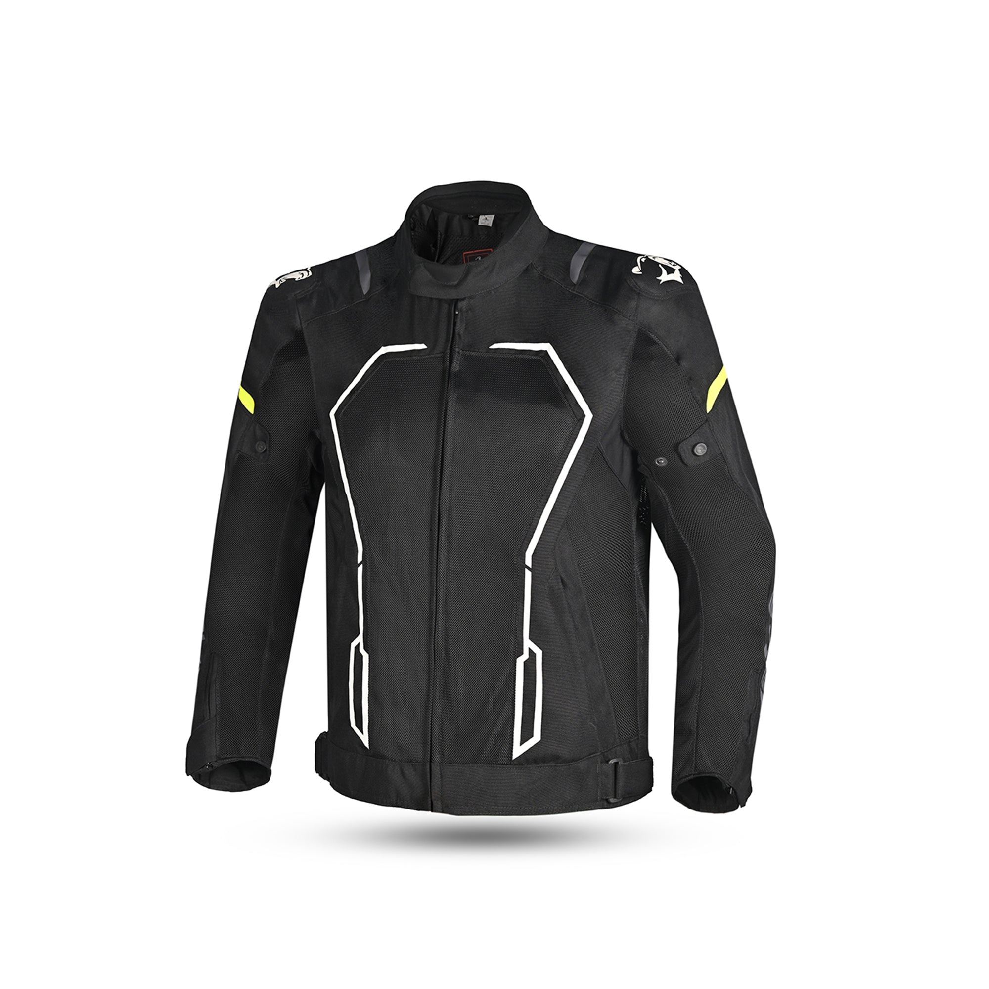 BELA - Chaqueta Textil Artrex Negro/Amarillo Fluor