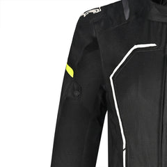 BELA - Chaqueta Textil Artrex Negro/Amarillo Fluor