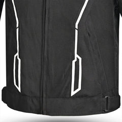 BELA - Chaqueta Textil Artrex Negro/Amarillo Fluor