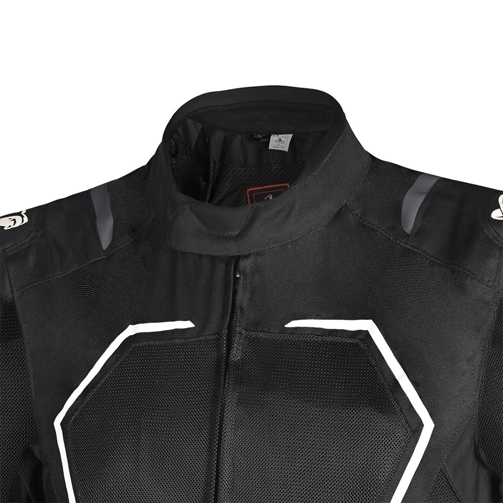 BELA - Chaqueta Textil Artrex Negro/Amarillo Fluor