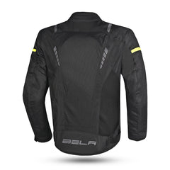BELA - Chaqueta Textil Artrex Negro/Amarillo Fluor