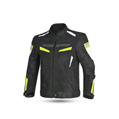 BELA -  Giacca moto SPRINTER 2 strati Nero/Giallo Flu 