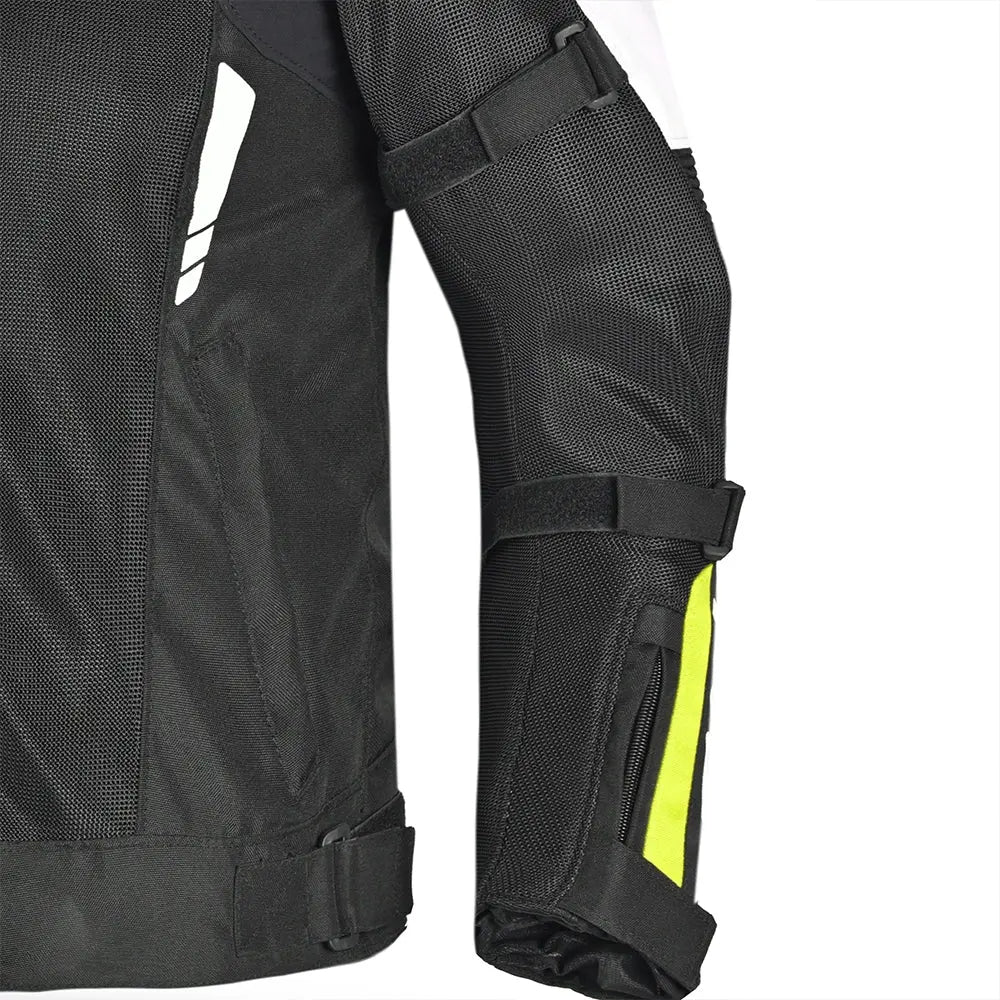 BELA -  Giacca moto SPRINTER 2 strati Nero/Giallo Flu 