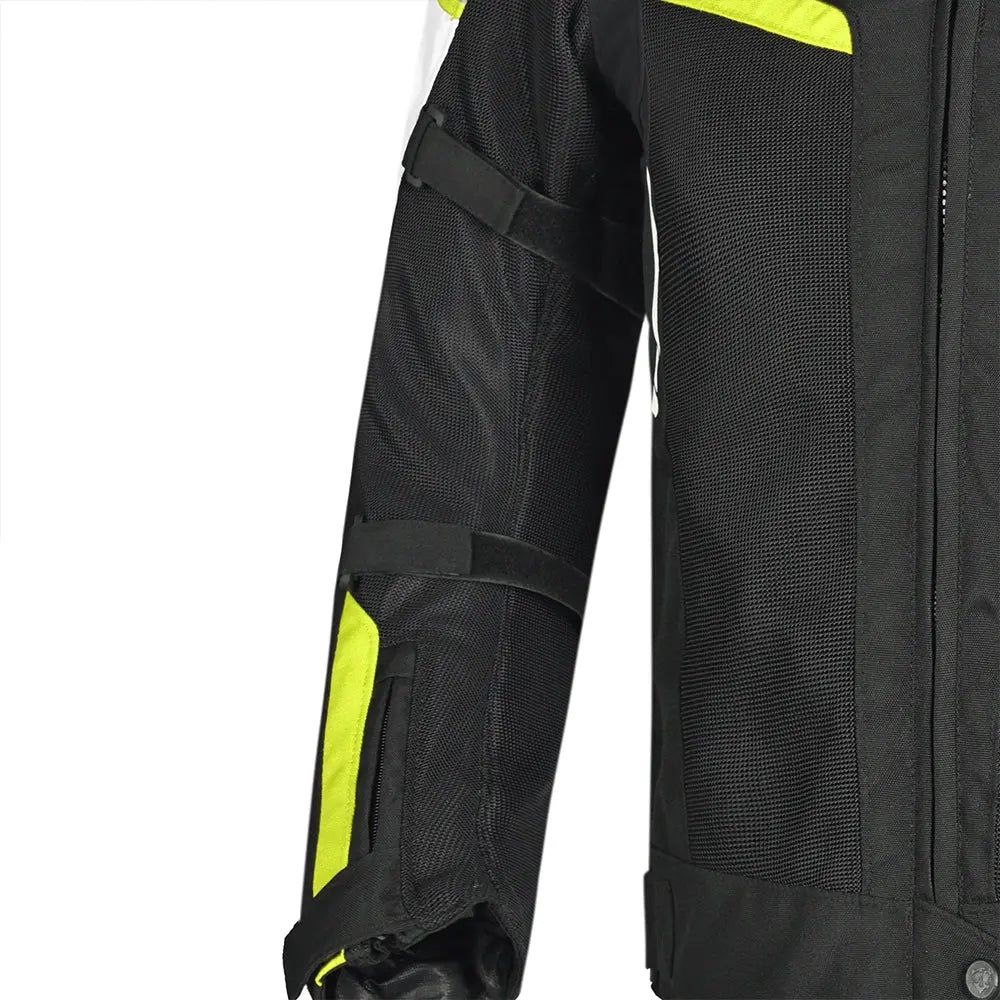 BELA -  Giacca moto SPRINTER 2 strati Nero/Giallo Flu 