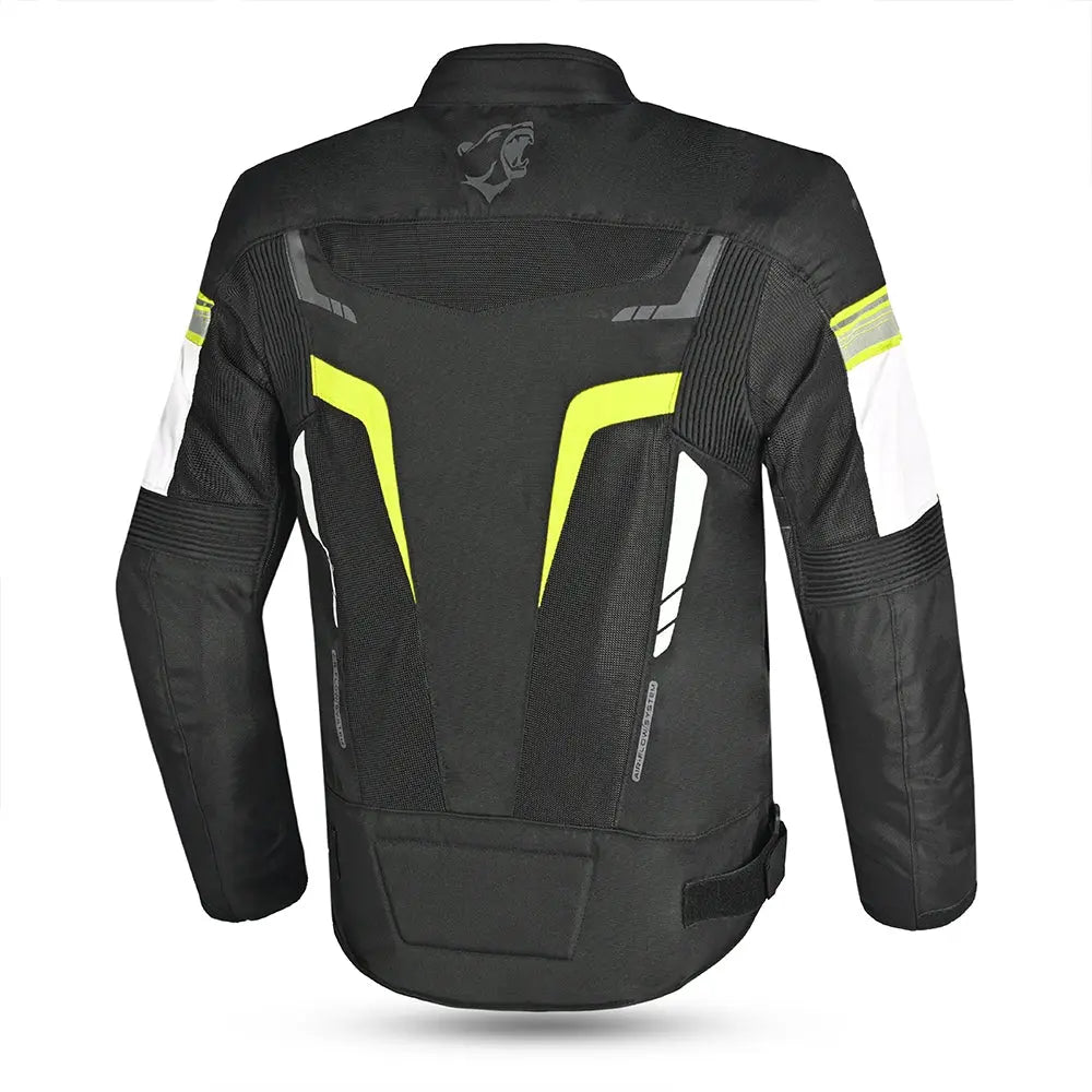 BELA -  Giacca moto SPRINTER 2 strati Nero/Giallo Flu 