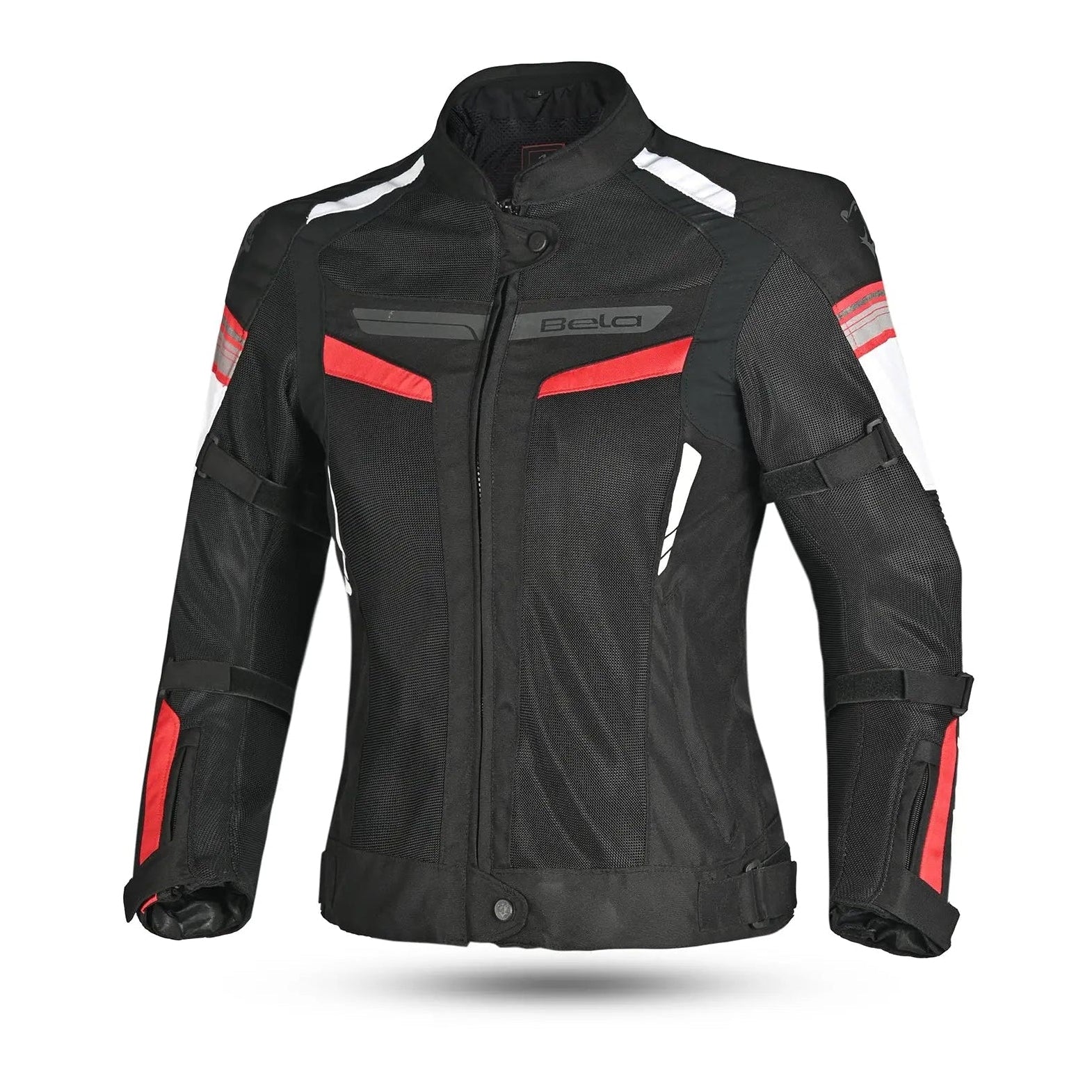 BELA - Chaqueta Textil Sprinter Lady Negro/Rojo
