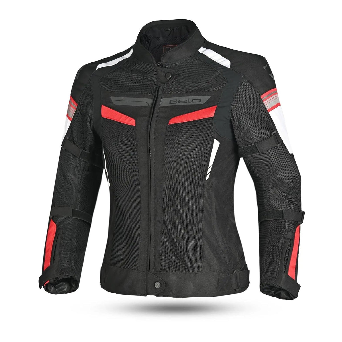 BELA - Chaqueta Textil Sprinter Lady Negro/Rojo