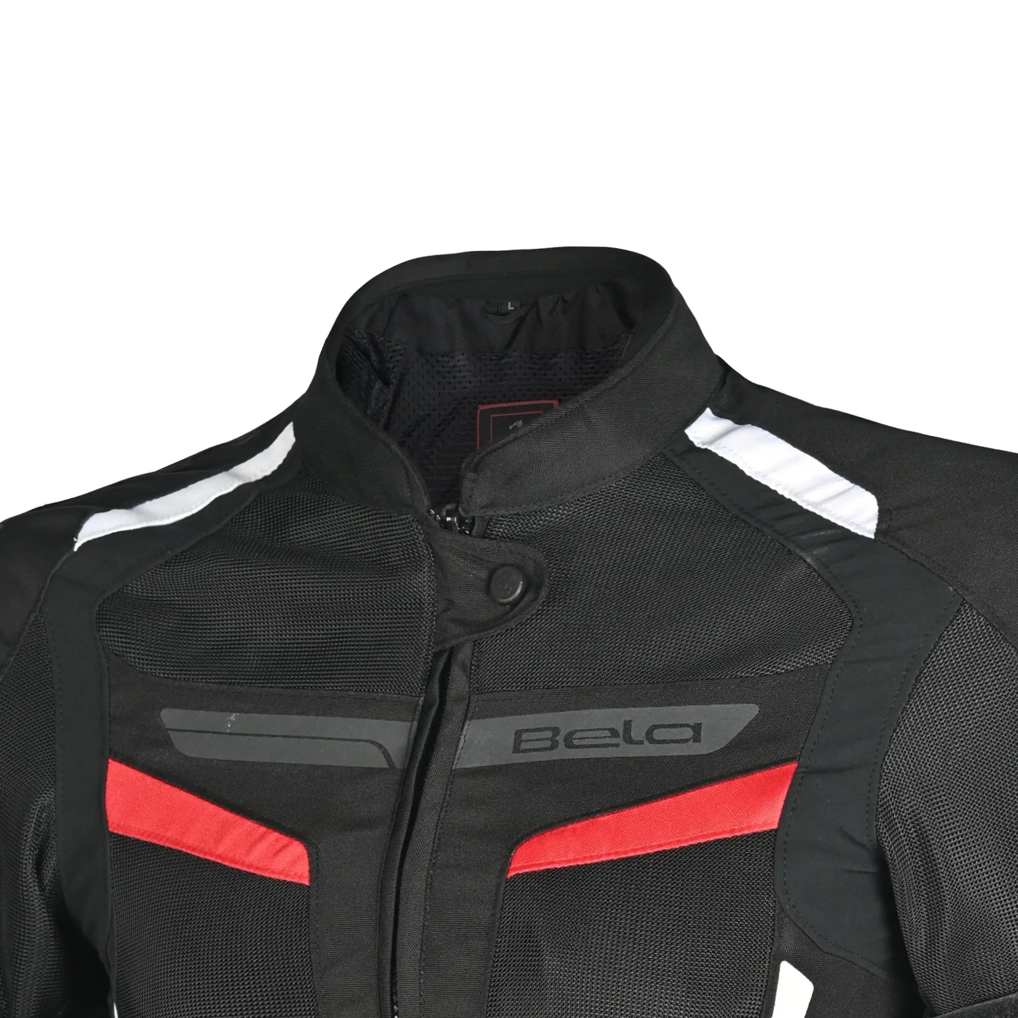 BELA - Chaqueta Textil Sprinter Lady Negro/Rojo