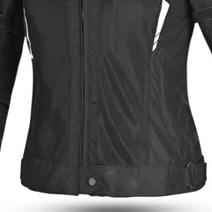 BELA - Chaqueta Textil Sprinter Lady Negro/Rojo