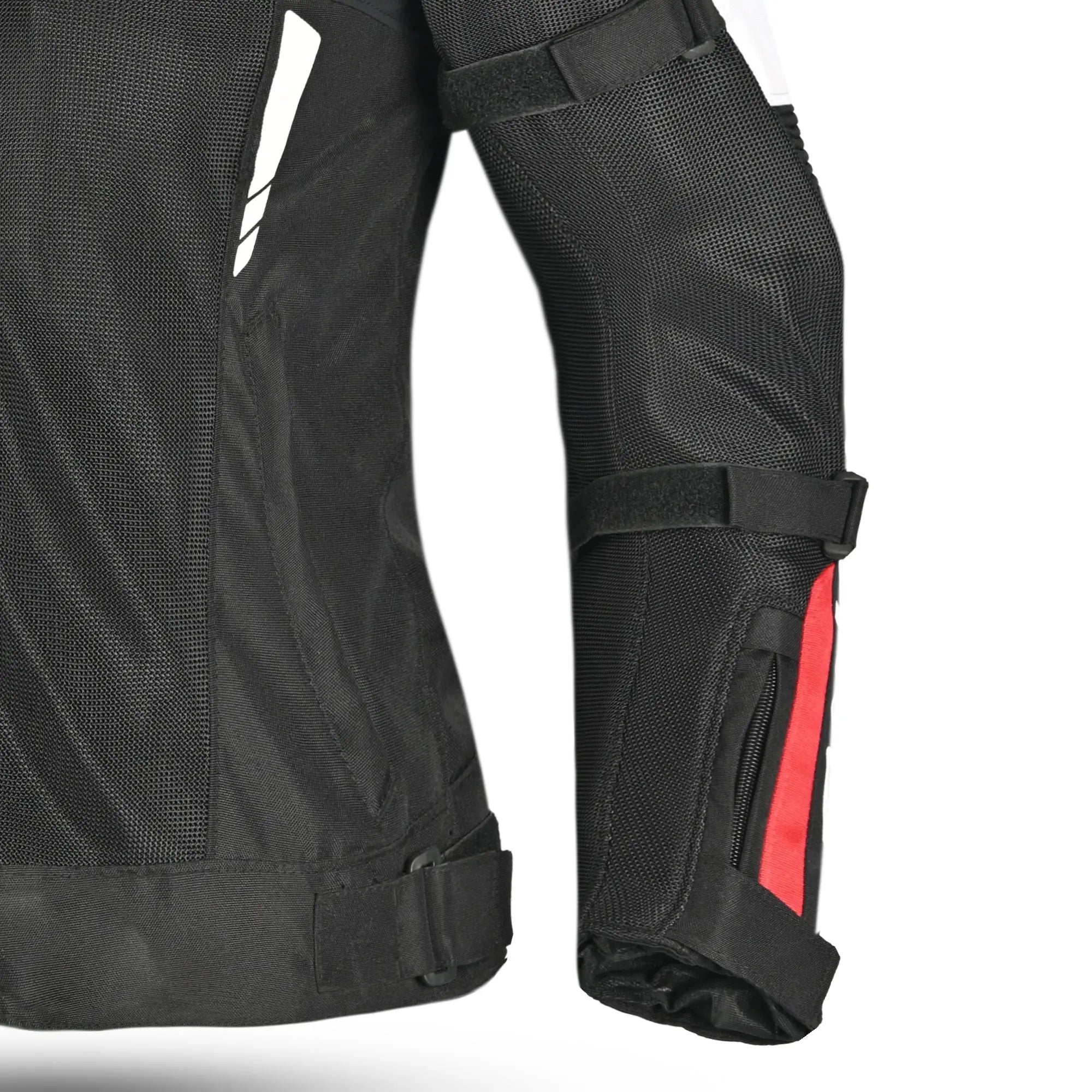 BELA - Chaqueta Textil Sprinter Lady Negro/Rojo