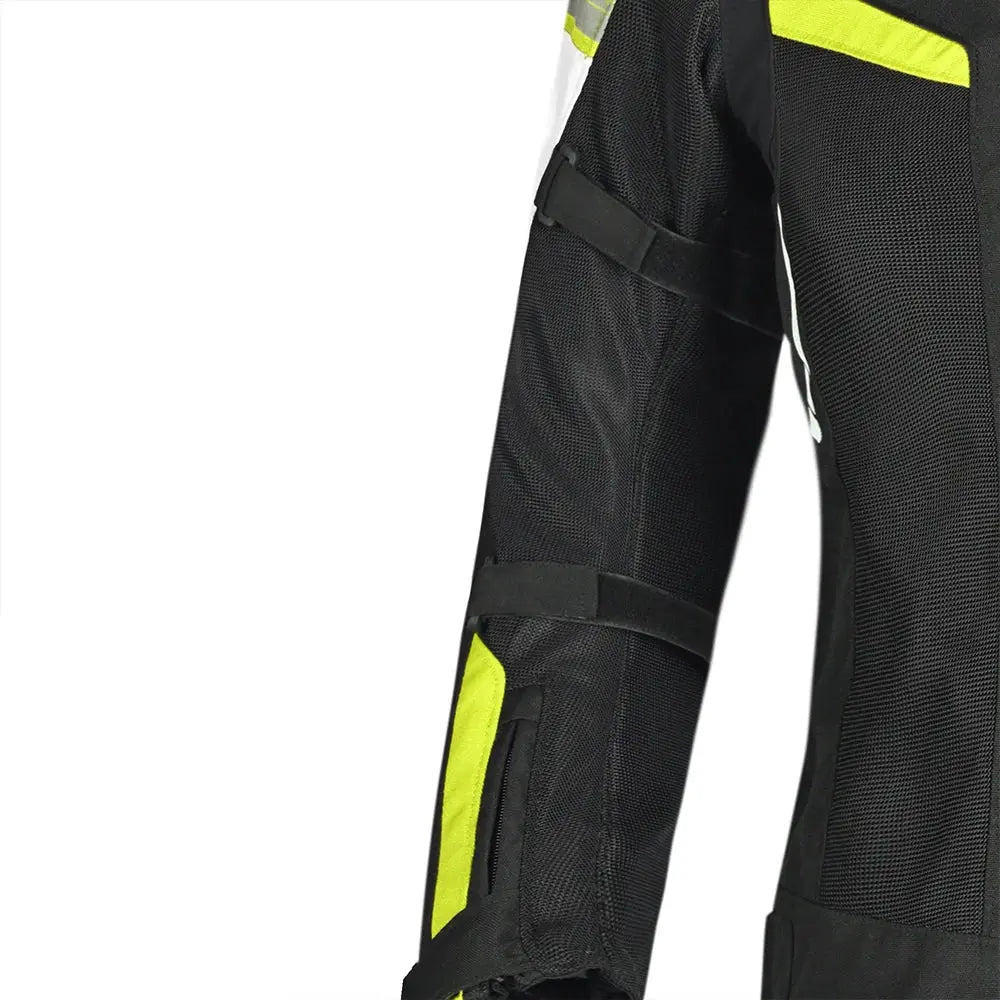 BELA Giacca moto SPRINTER 2 strati Uomo Nero Giallo Flu 