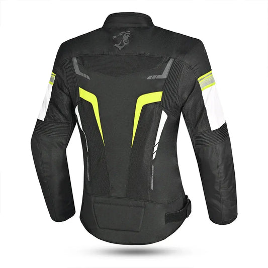 BELA Giacca moto SPRINTER 2 strati Uomo Nero Giallo Flu 