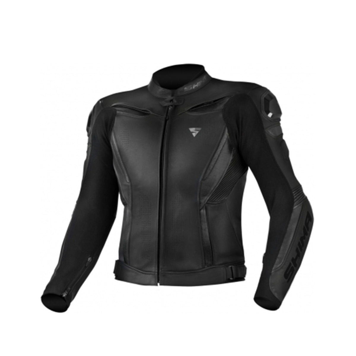 SHIMA Chase Giacca motociclista pelle corsa Nera