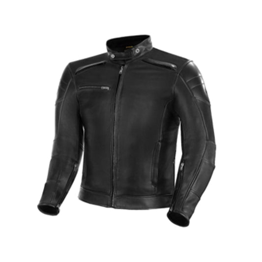SHIMA Blake Uomo motociclista pelle Giacca Nera