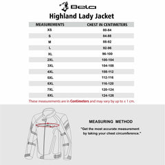 BELA - Chaqueta Textil Highland Lady Negro/Turquesa - SECURTEX MOTOR S.L (t/a MaximoMoto)