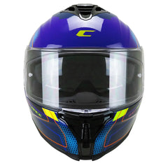 CGM SHOT VILLAIN 363G CASCO DE MOTO AZUL PURPURA ROJO