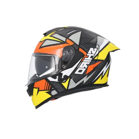 SHIRO RAPTOR PEGASUS Moto Integrali Caschi Giallo Arancia Grigio Opaco 