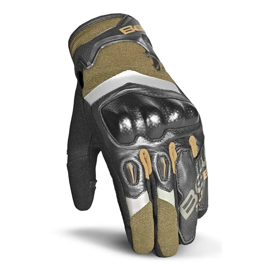 BELA - Guantes Textil Daring Man Verde/Negro/Gris - SECURTEX MOTOR S.L (t/a MaximoMoto)