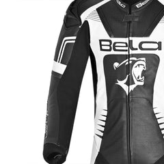 BELA Mono 1 PC X Race Tuta moto pelle Nero Bianco- SECURTEX MOTOR S.L (t/a MaximoMoto)