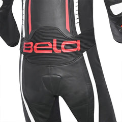 BELA-1PC tuta X Race NERO/BIANCO/ROSSO 