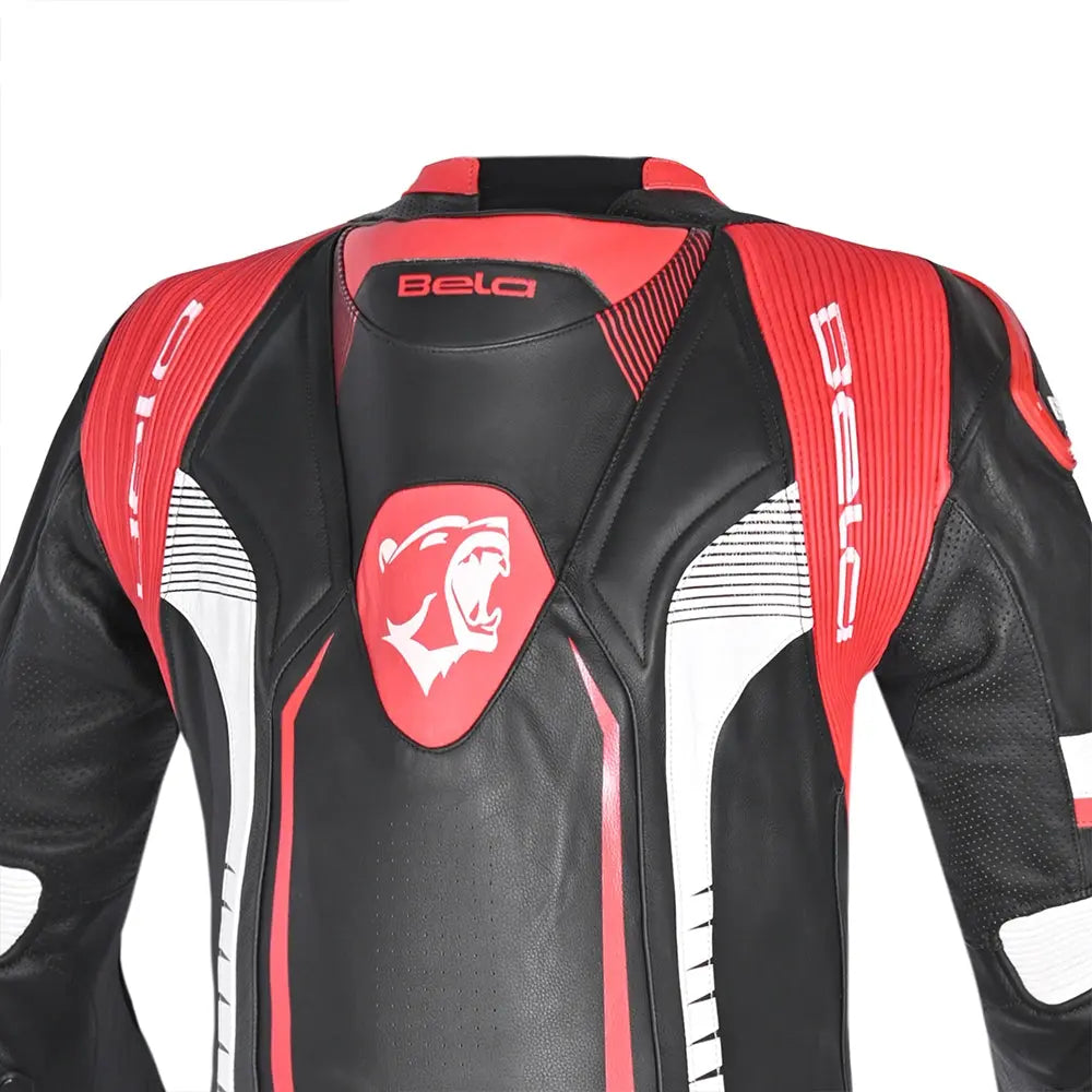 BELA-1PC tuta X Race NERO/BIANCO/ROSSO 