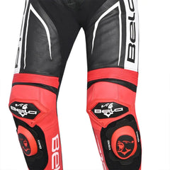 BELA-1PC tuta X Race NERO/BIANCO/ROSSO 