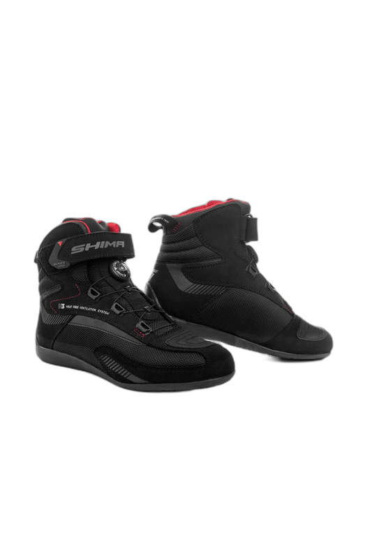 SHIMA EXO VENTED Scarpe da Moto Turismo Uomo Nero 
