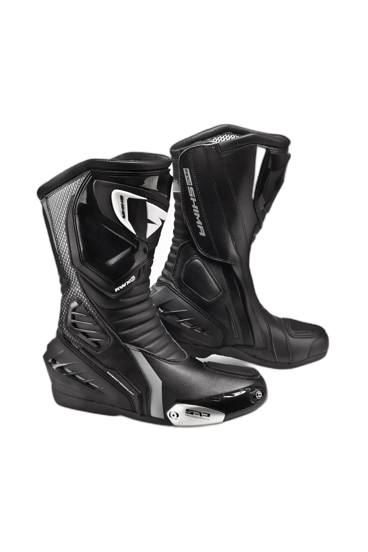 SHIMA RWX-6 DONNA MOTOCICLO STIVALI NERO 