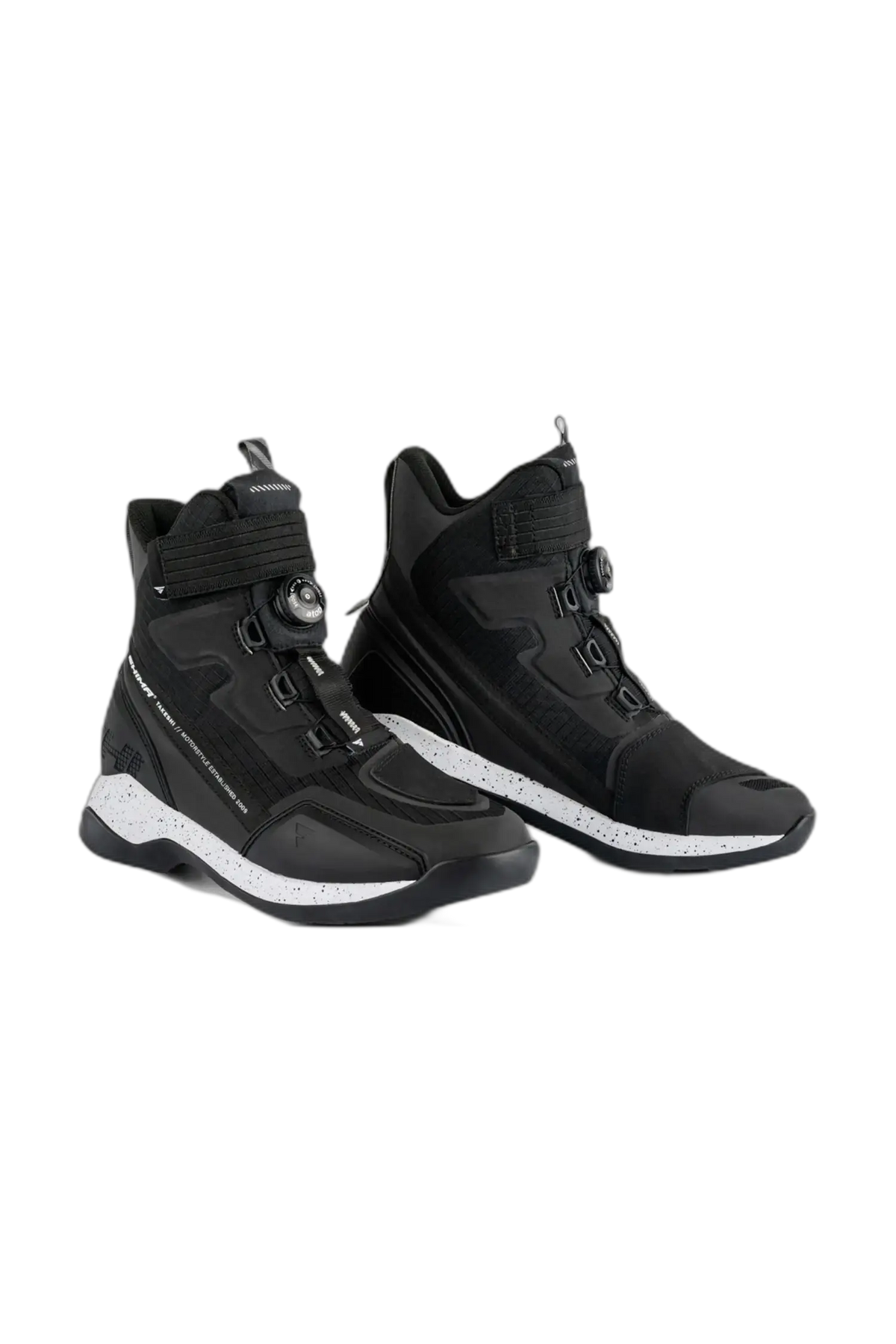 SHIMA TAKESHI STIVALI DA MOTO DA UOMO NERI 