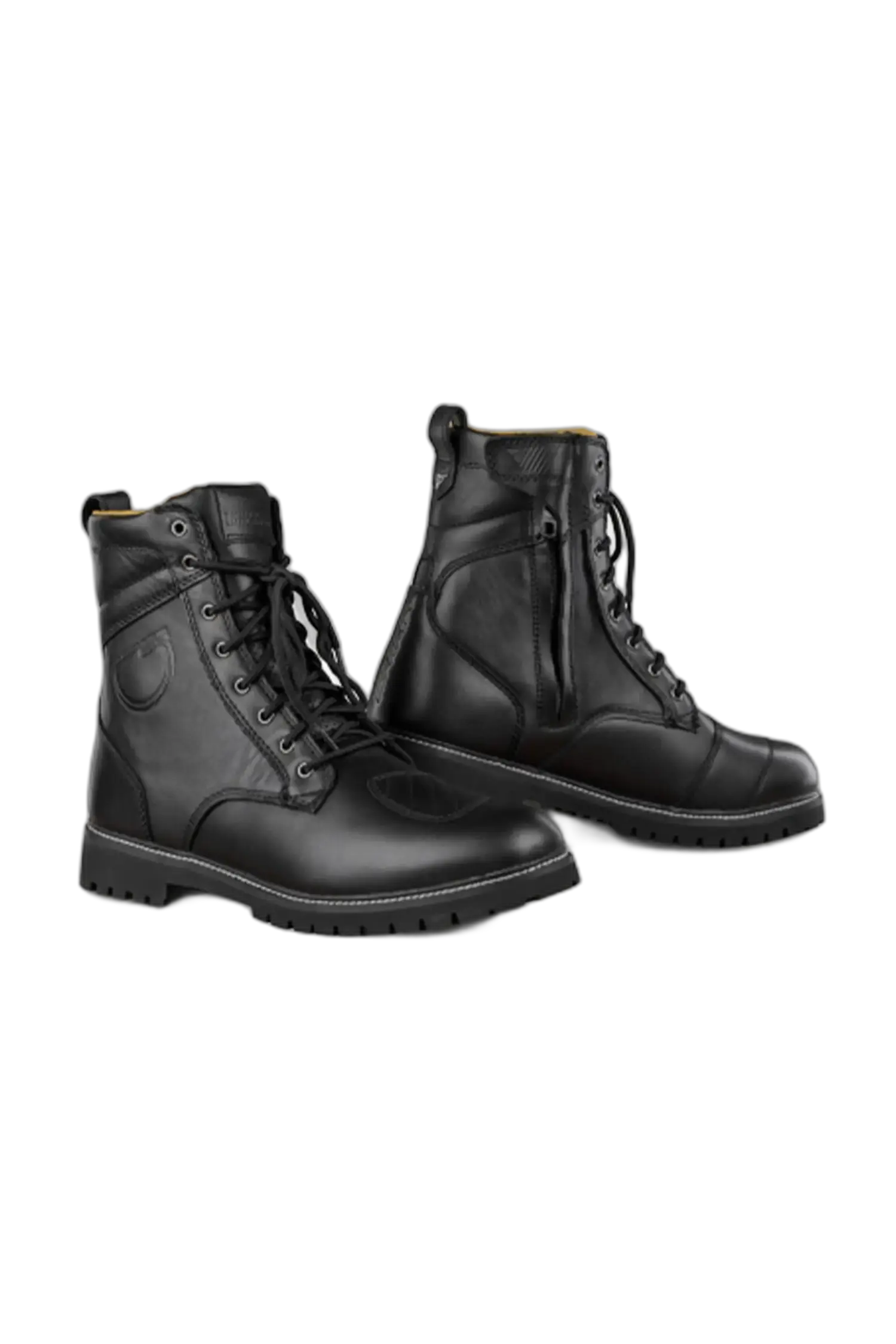 SHIMA THOMSON UOMO MOTO PELLE STIVALI NERO 