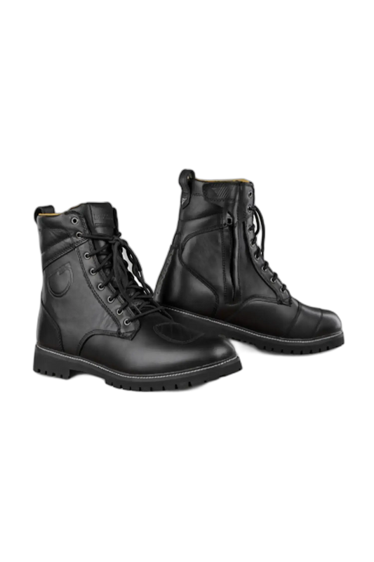 SHIMA THOMSON UOMO MOTO PELLE STIVALI NERO 