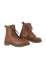 SHIMA THOMSON STIVALI DA MOTO PELLE MARRONE 