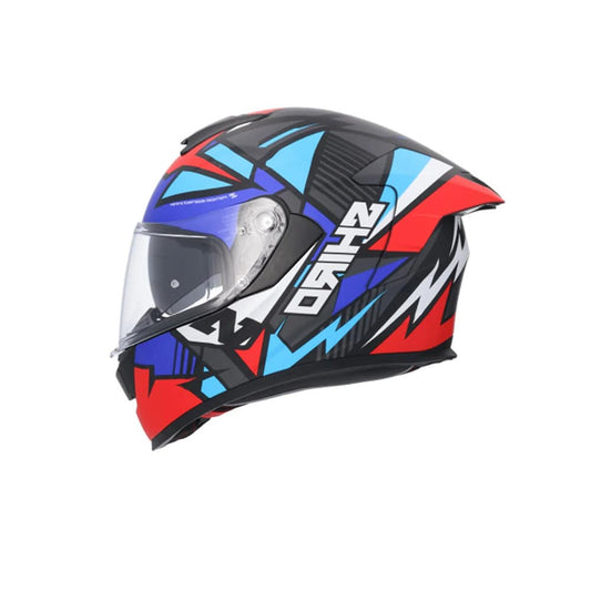 SHIRO RAPTOR PEGASUS Moto Integrali Caschi Opaco Blu Rosso Nero